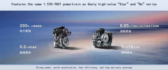 Mid Size Crossover SUV Geely Haoyue Pro 2025 New Energy Electric EV Car
